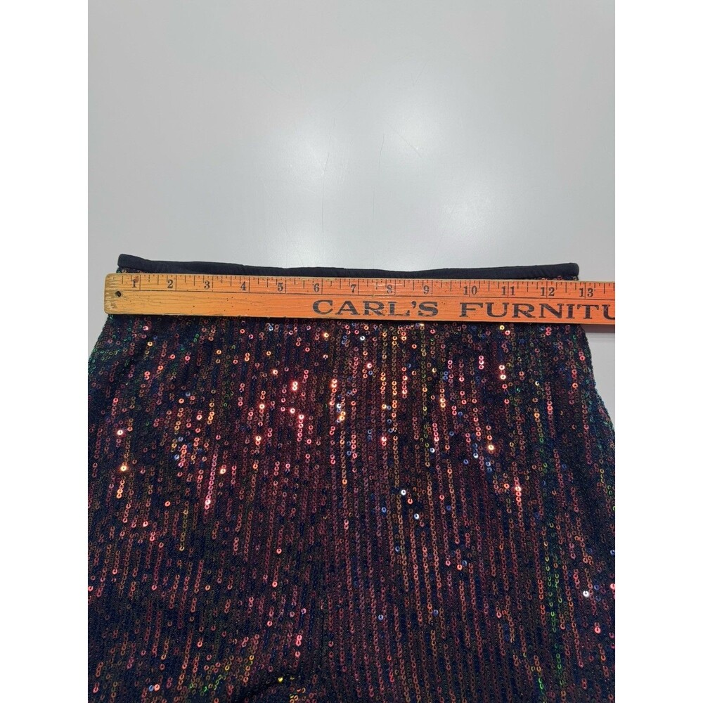 Women’s Blue B Sequin Sheer Palazzo Pants Size Small New With Tags - Rainbow - Picture 6 of 11